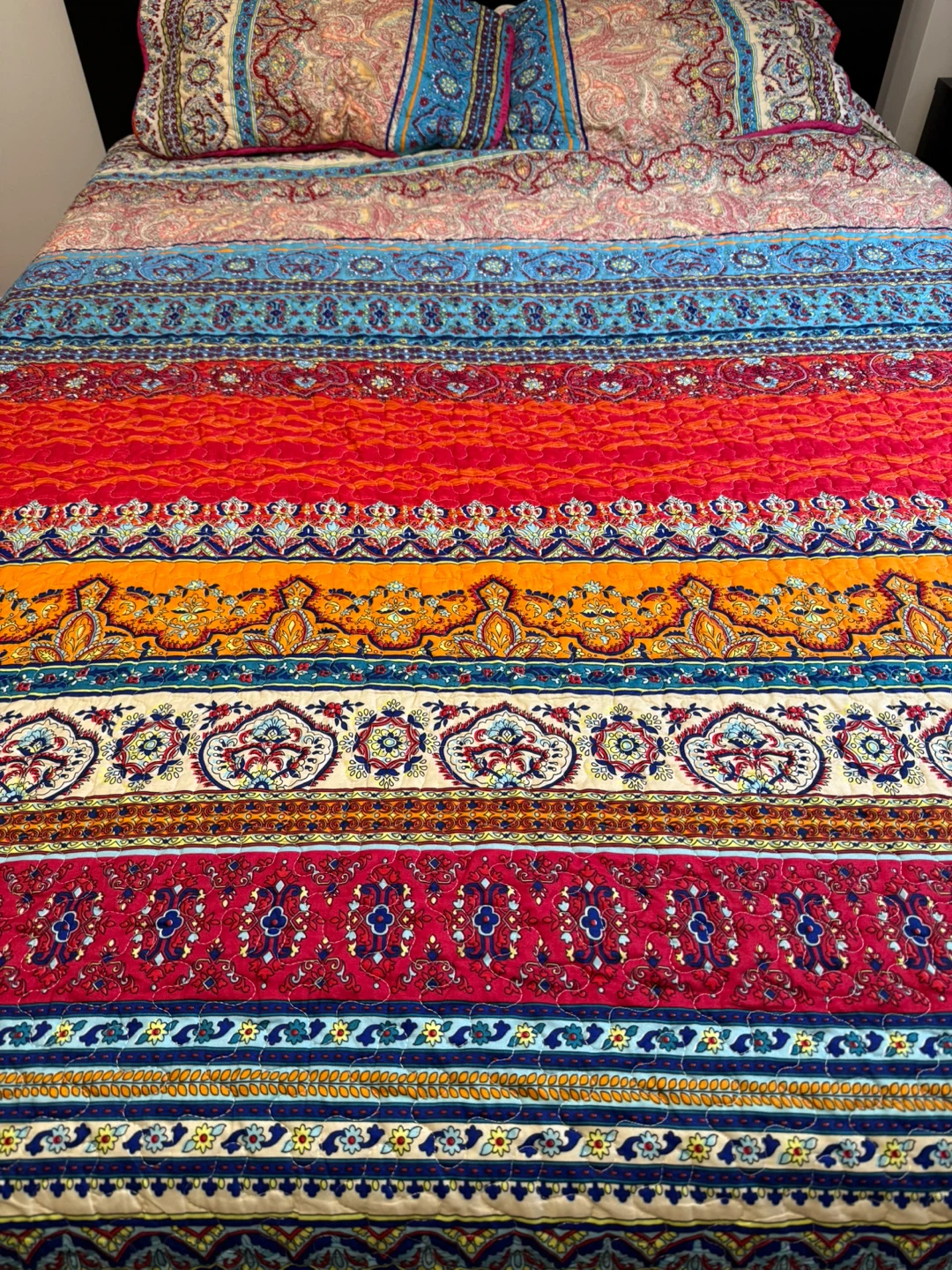 3 pcs Bohemian Quilt Set