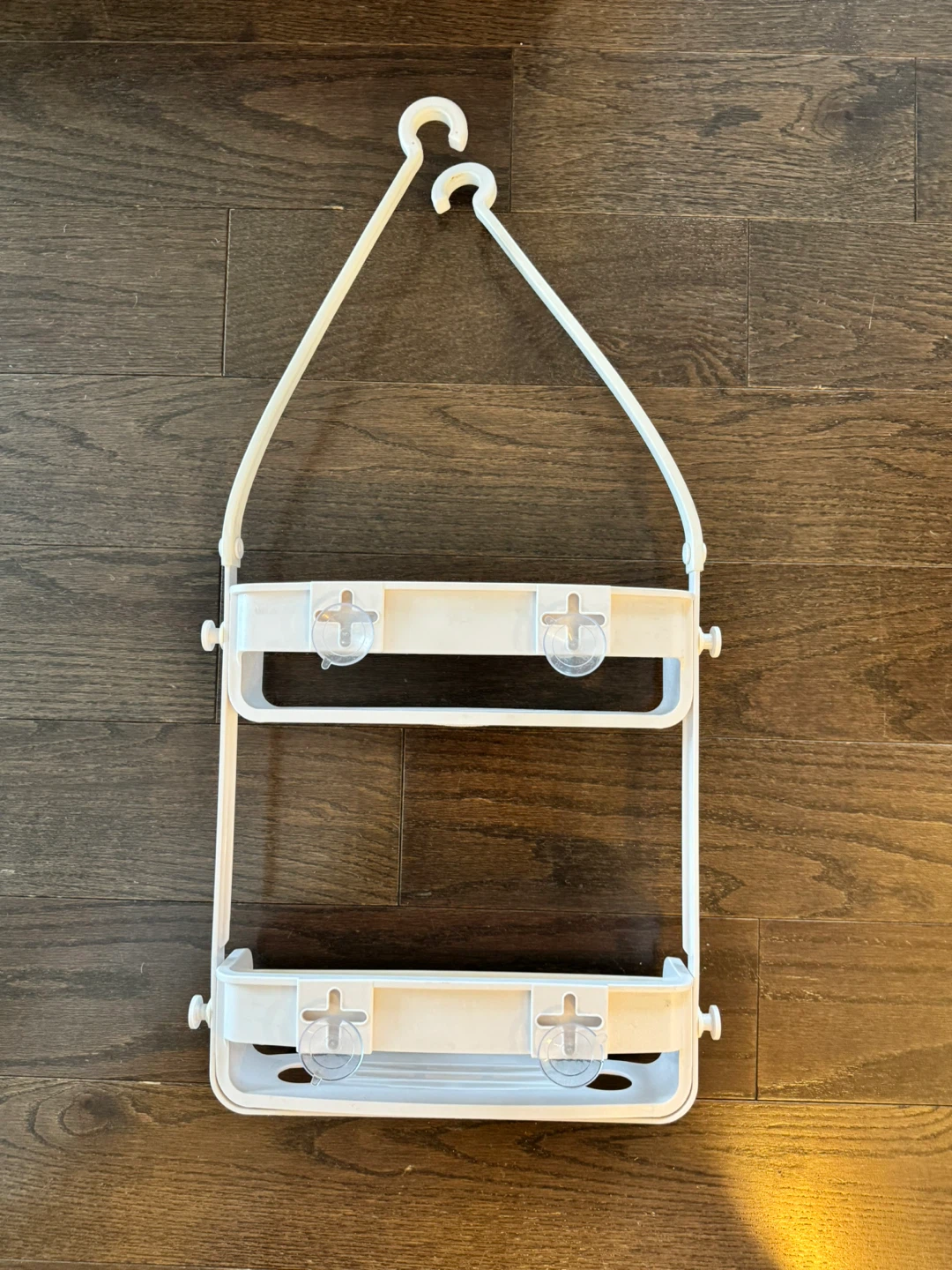White 2-Tier Hanging Shower Caddy - photo 2