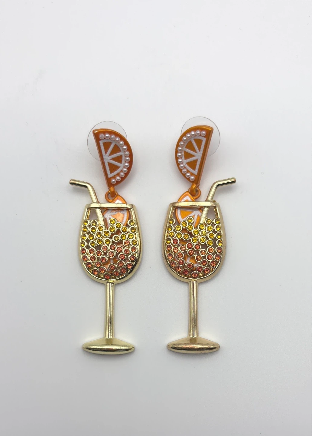 Cocktail Mimosa Earrings