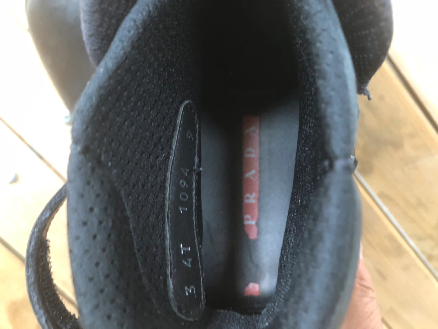 Prada Black Leather Ankle Boots Size 37 - photo 3