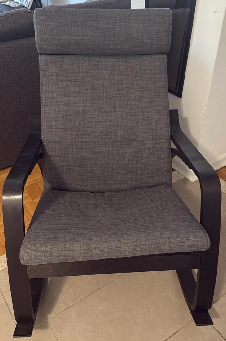 Grey Rocking Armchair - photo 2