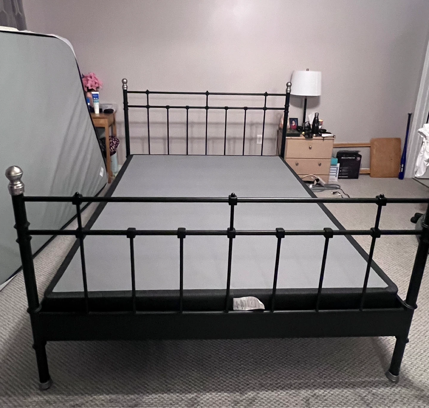 Black Metal Bed Frame - photo 2