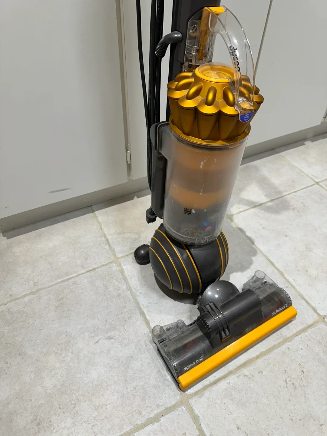 Dyson Ball Multi Floor 2 Upright Vacuum Cleaner - Yellow/Grey - photo 3