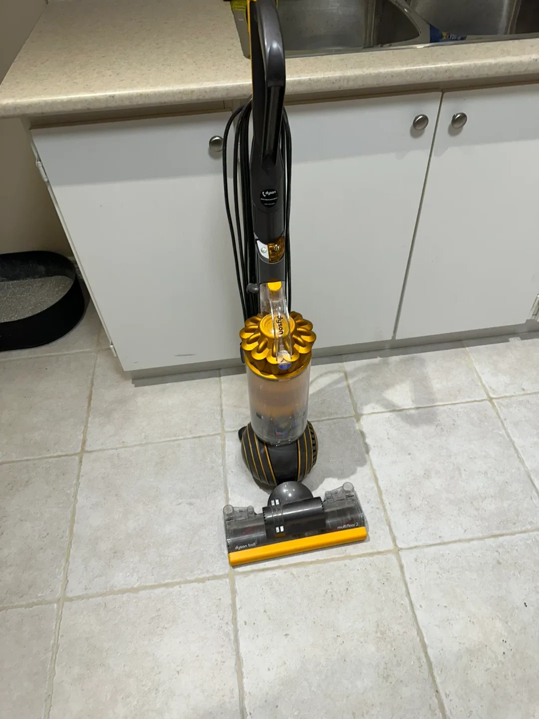 Dyson Ball Multi Floor 2 Upright Vacuum Cleaner - Yellow/Grey