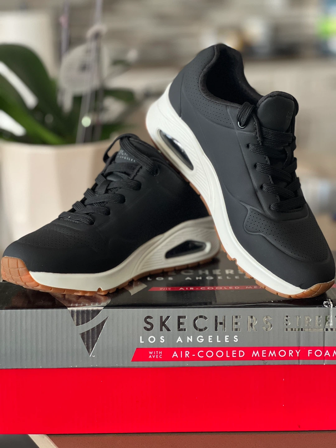 Skechers Air-Cooled Memory Foam Sneakers, Size 6