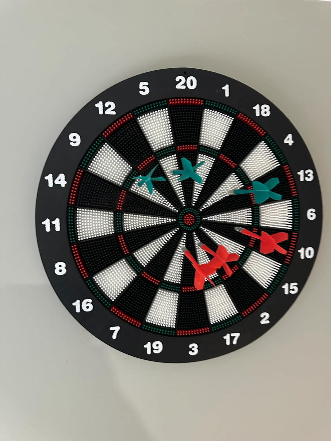 Dartboard with Darts