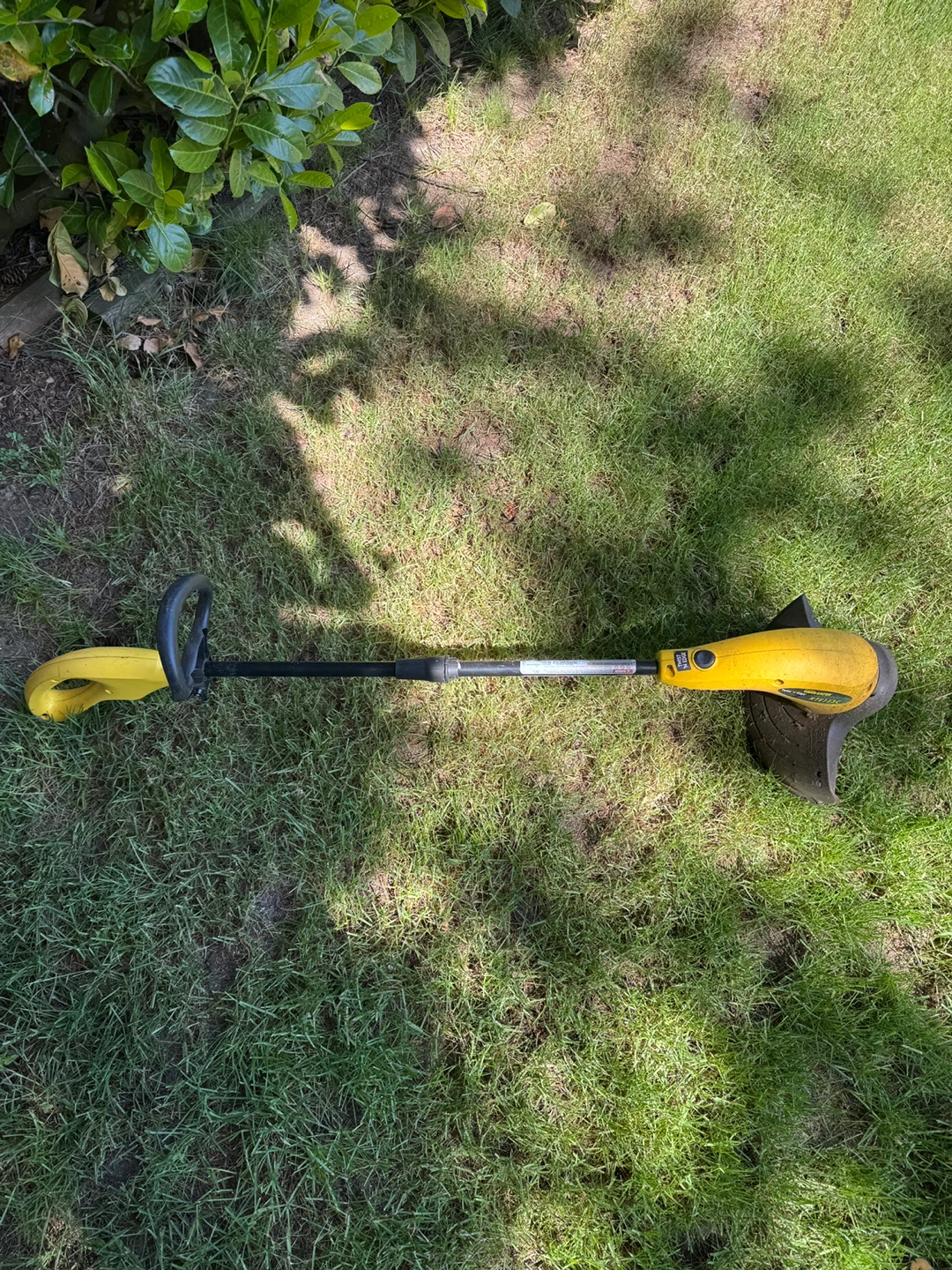 Yellow Electric String Trimmer