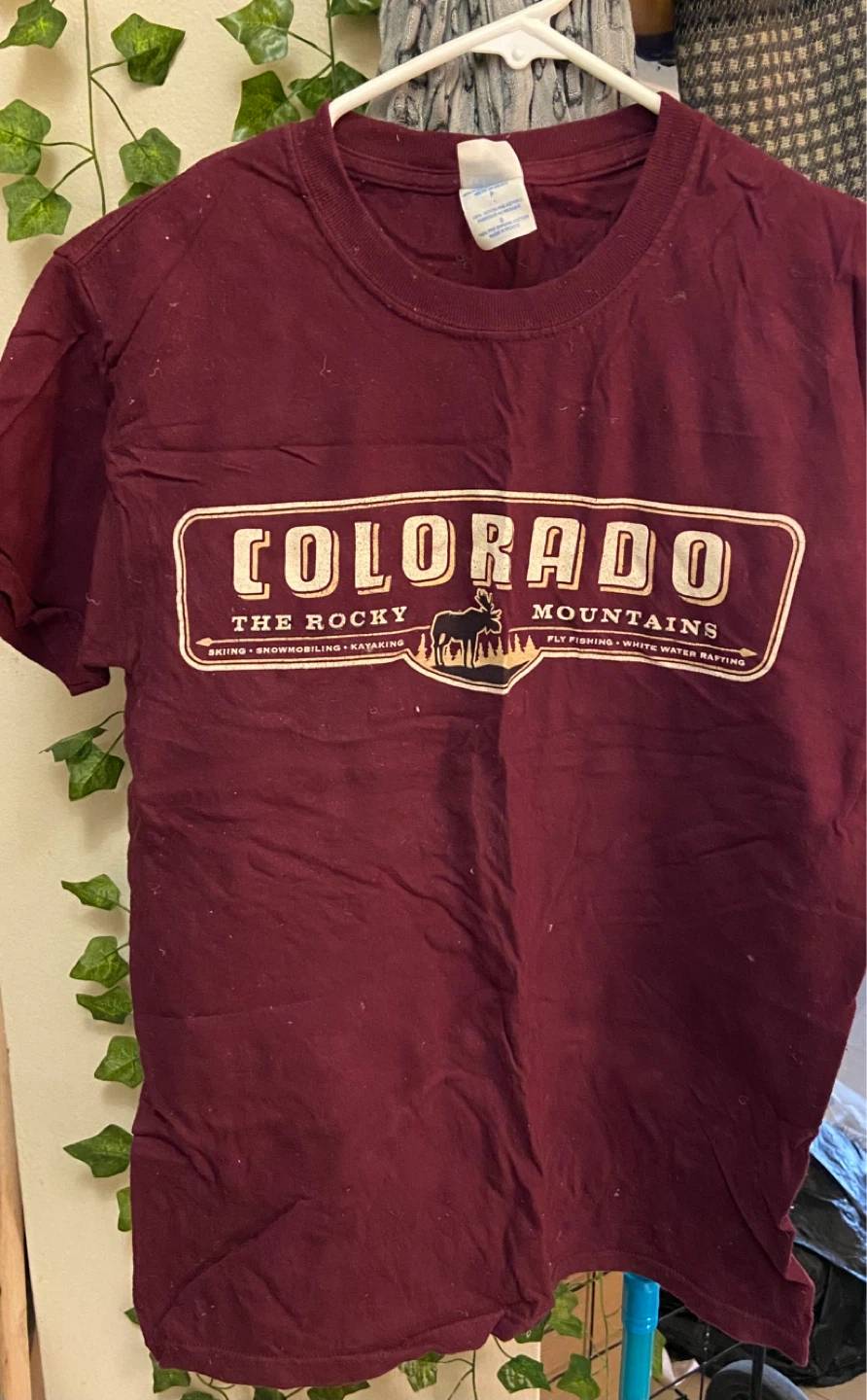Maroon Colorado The Rocky Mountains T-Shirt