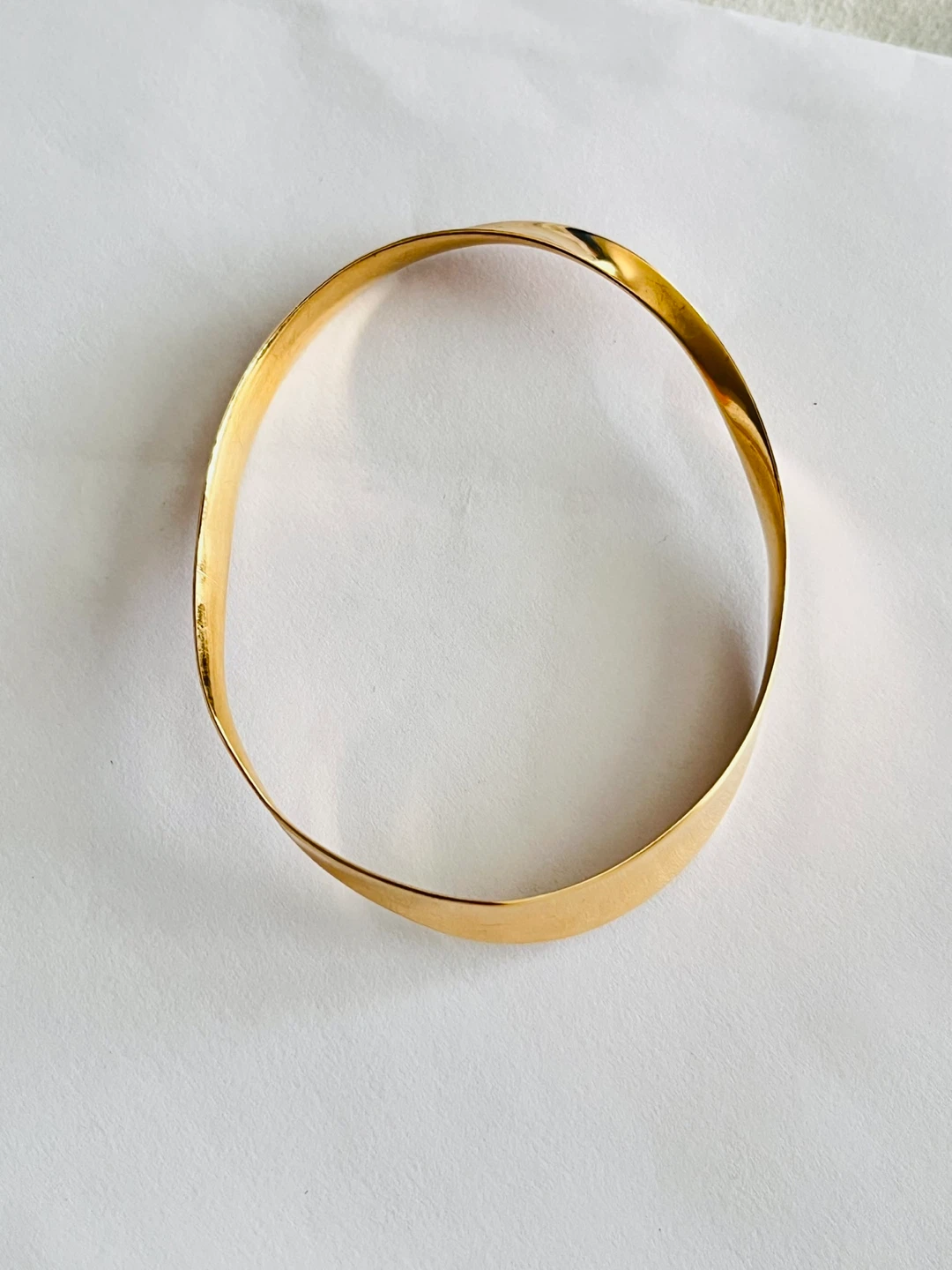 18 k  Torun Georg Jensen  Gold Bangle / authentic - photo 2