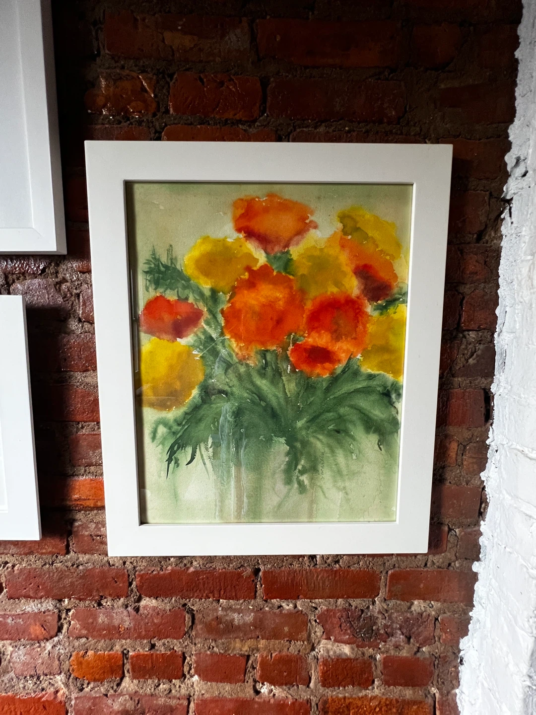 Watercolor Painting of Flowers