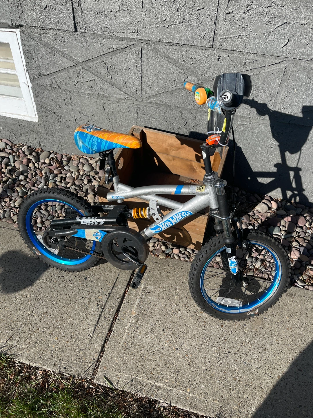 16” Hot Wheels Suspension Bike.