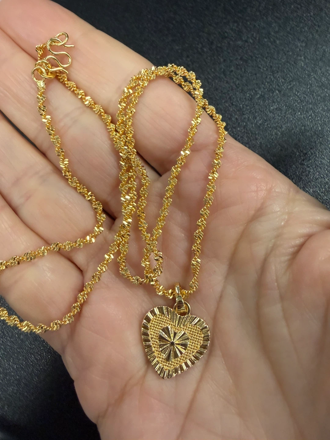 Gold necklace