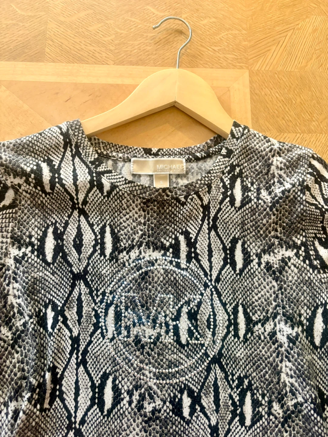 Michael Kors Snake Print T-Shirt Size S - photo 4