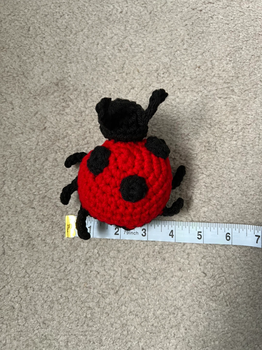 Crocheted Ladybug - photo 5