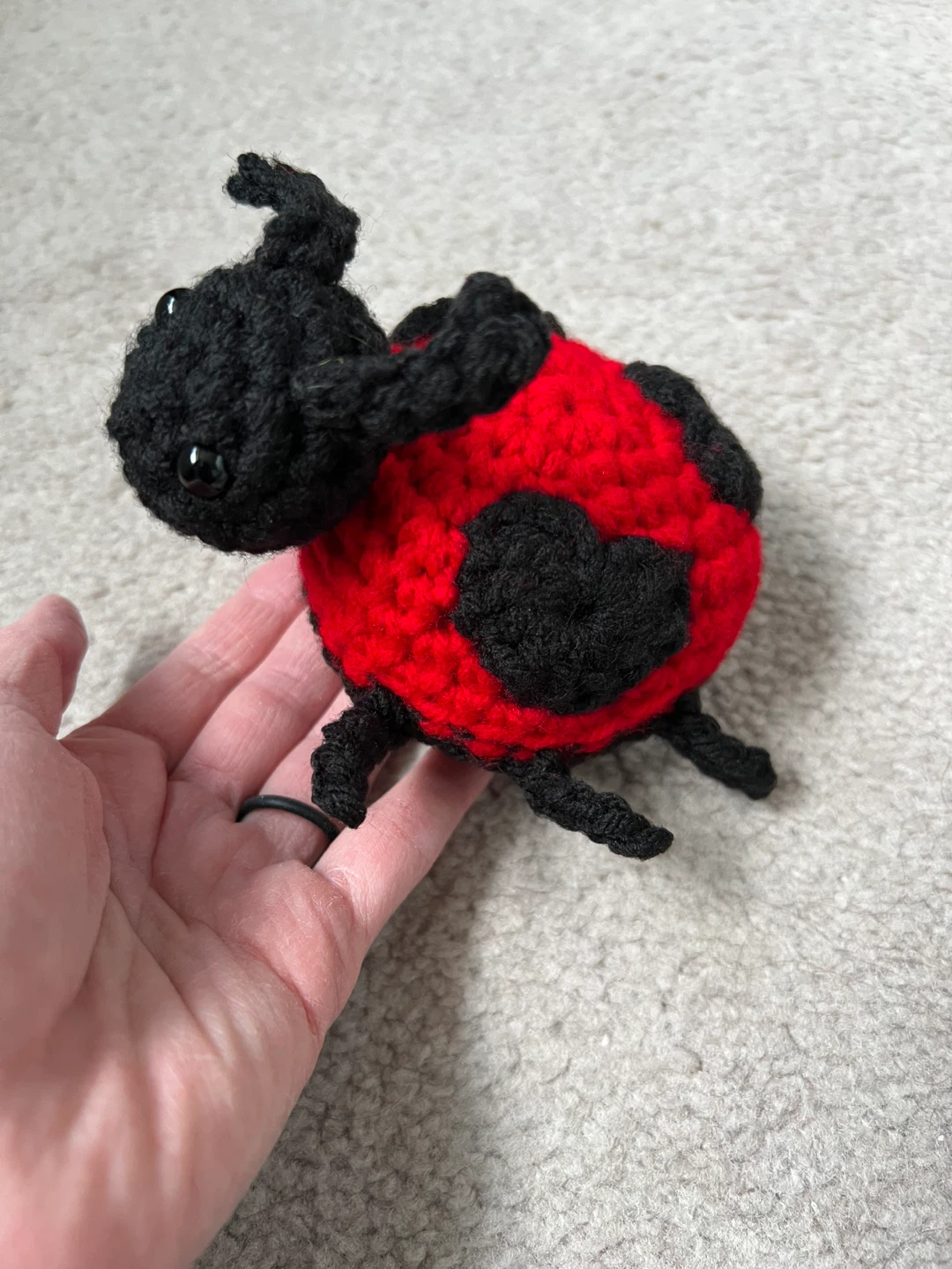 Crocheted Ladybug - photo 4