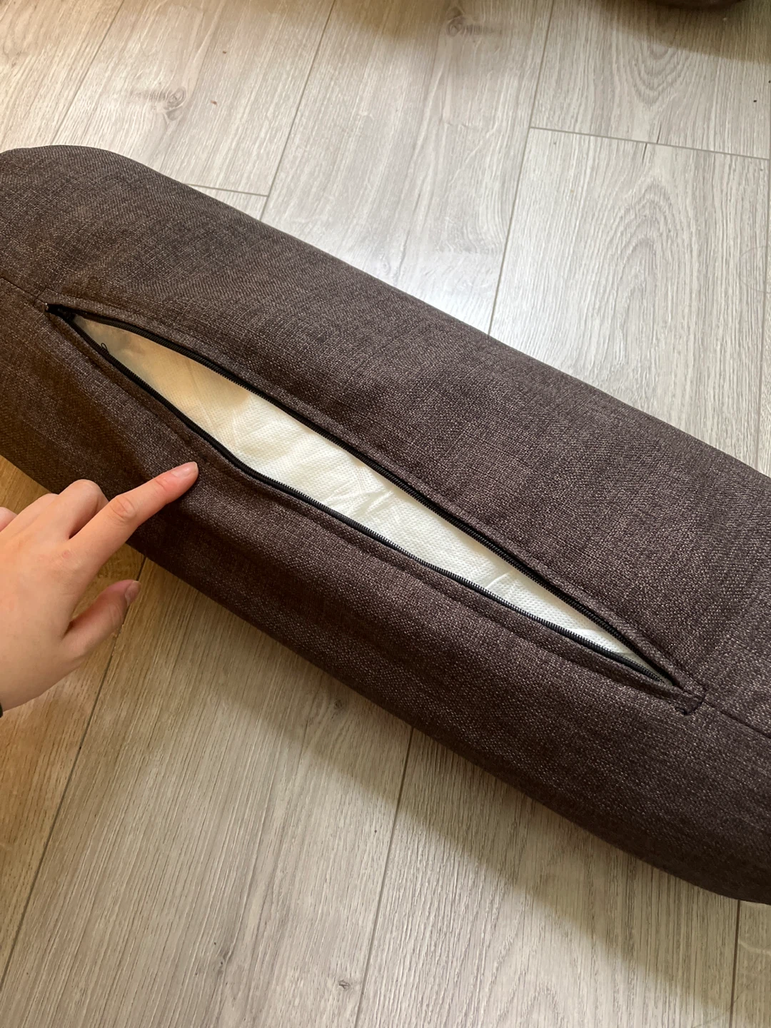 Brown Bolster Pillow Set - photo 3