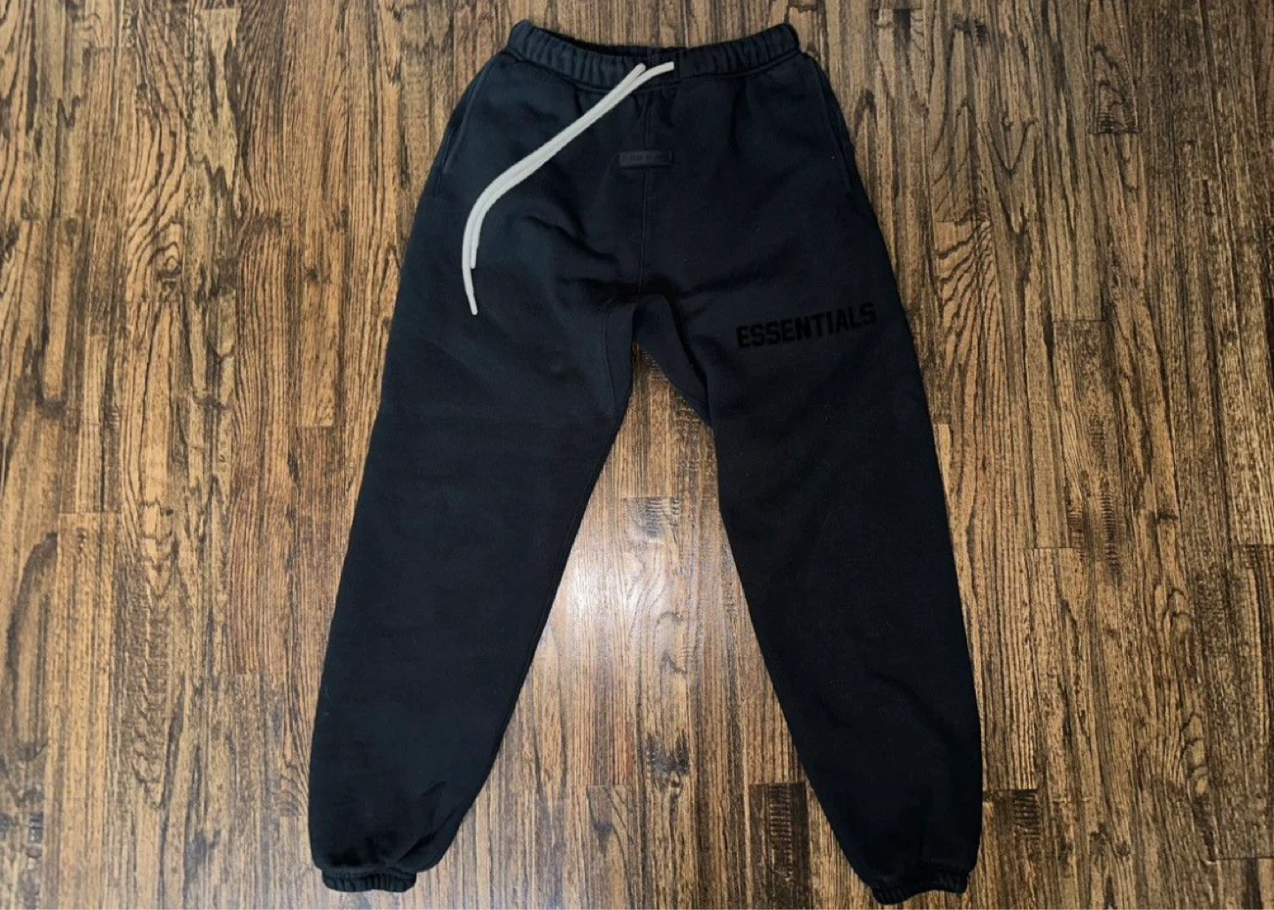 Black Fear of God Essentials Sweatpants Size Medium