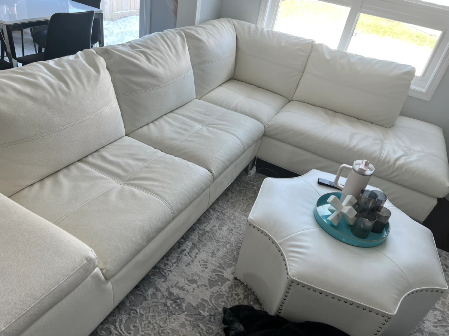 White Sectional Sofa
