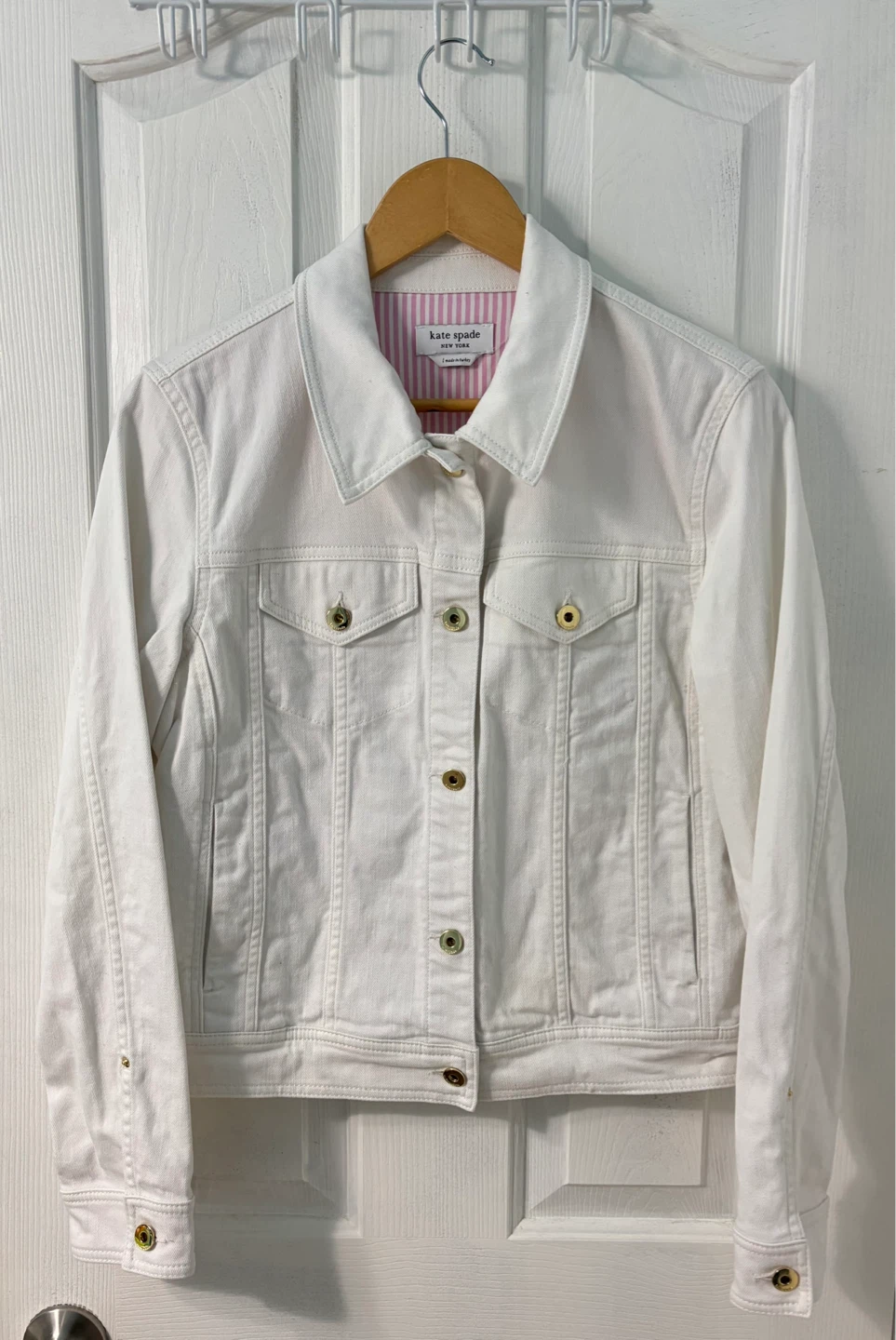 Kate Spade New York White Denim Jacket - photo 2