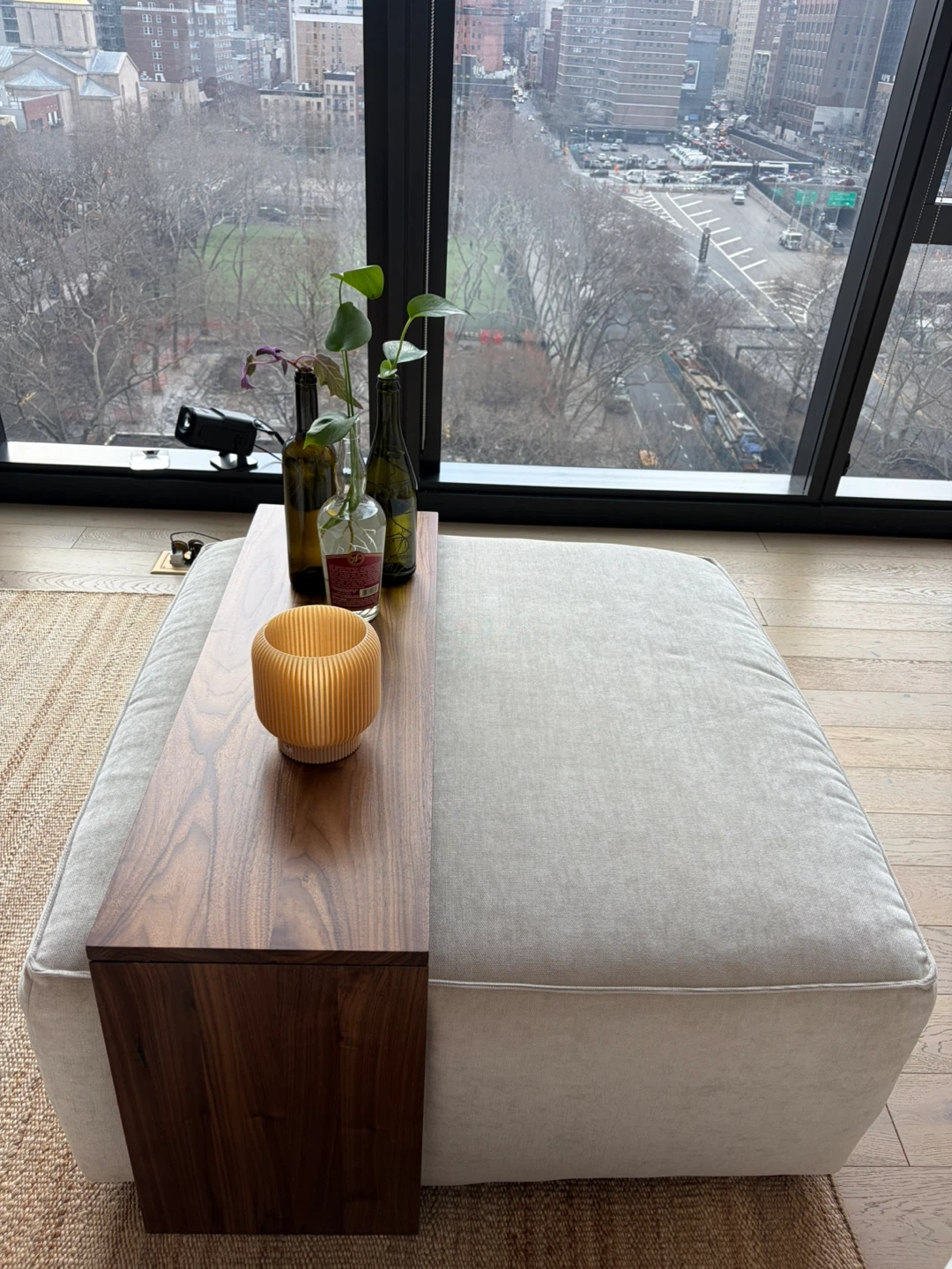 Over Ottoman Table - Walnut - photo 2