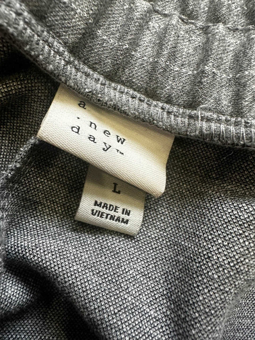 A New Day Grey Pinstripe Pants Size L - photo 3
