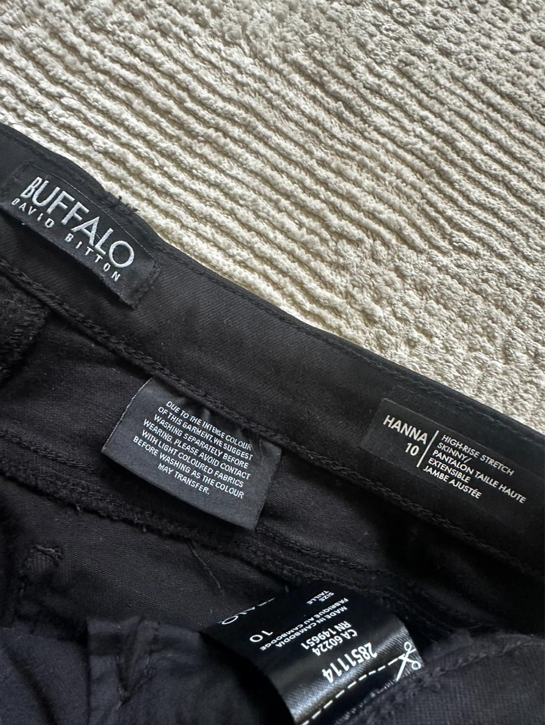 Buffalo David Bitton Black Jeans Size 10 - photo 2