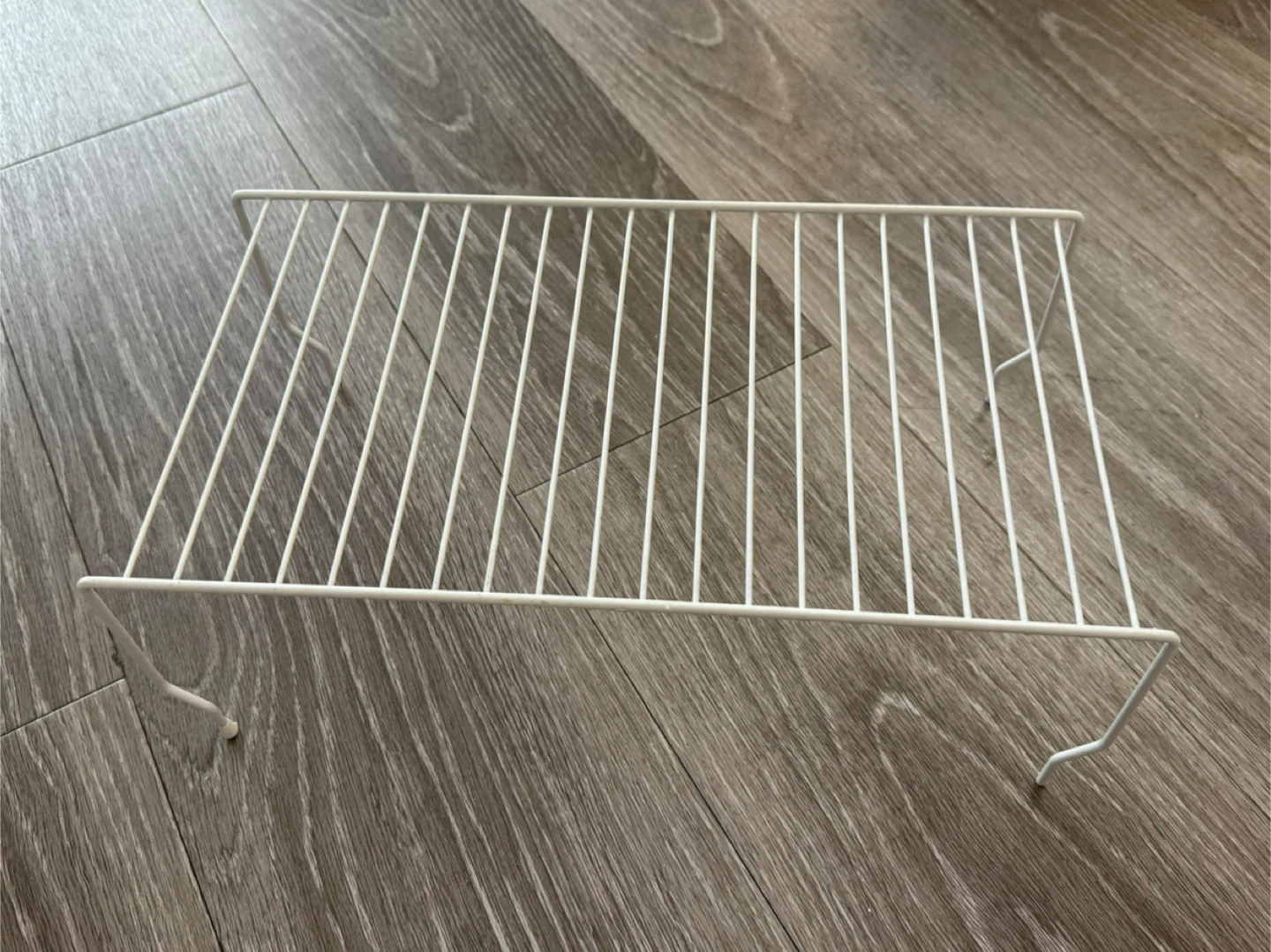 White Wire Shelf Unit. dish stand - photo 2