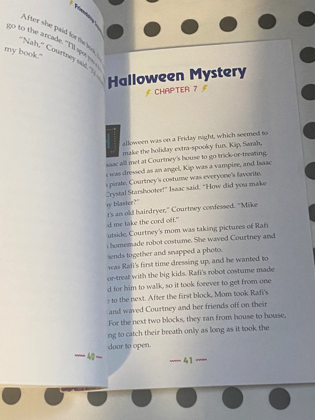 American Girl Courtney Friendship Superhero Book - photo 3