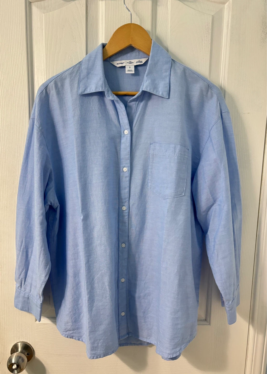 Old Navy Women's Oversized Button-Up Shirts (Set of 2)