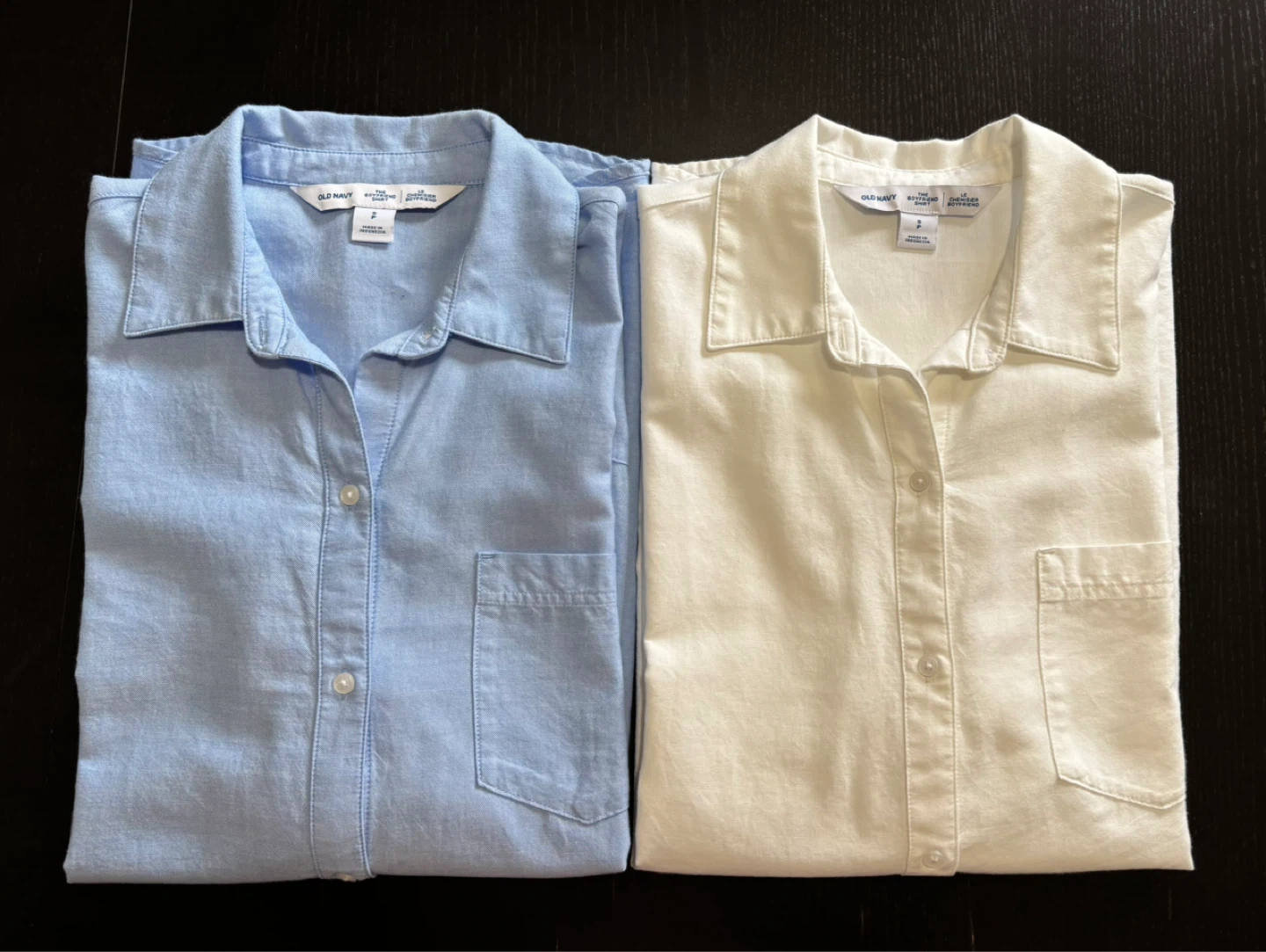 Old Navy Women's Oversized Button-Up Shirts (Set of 2) - photo 3