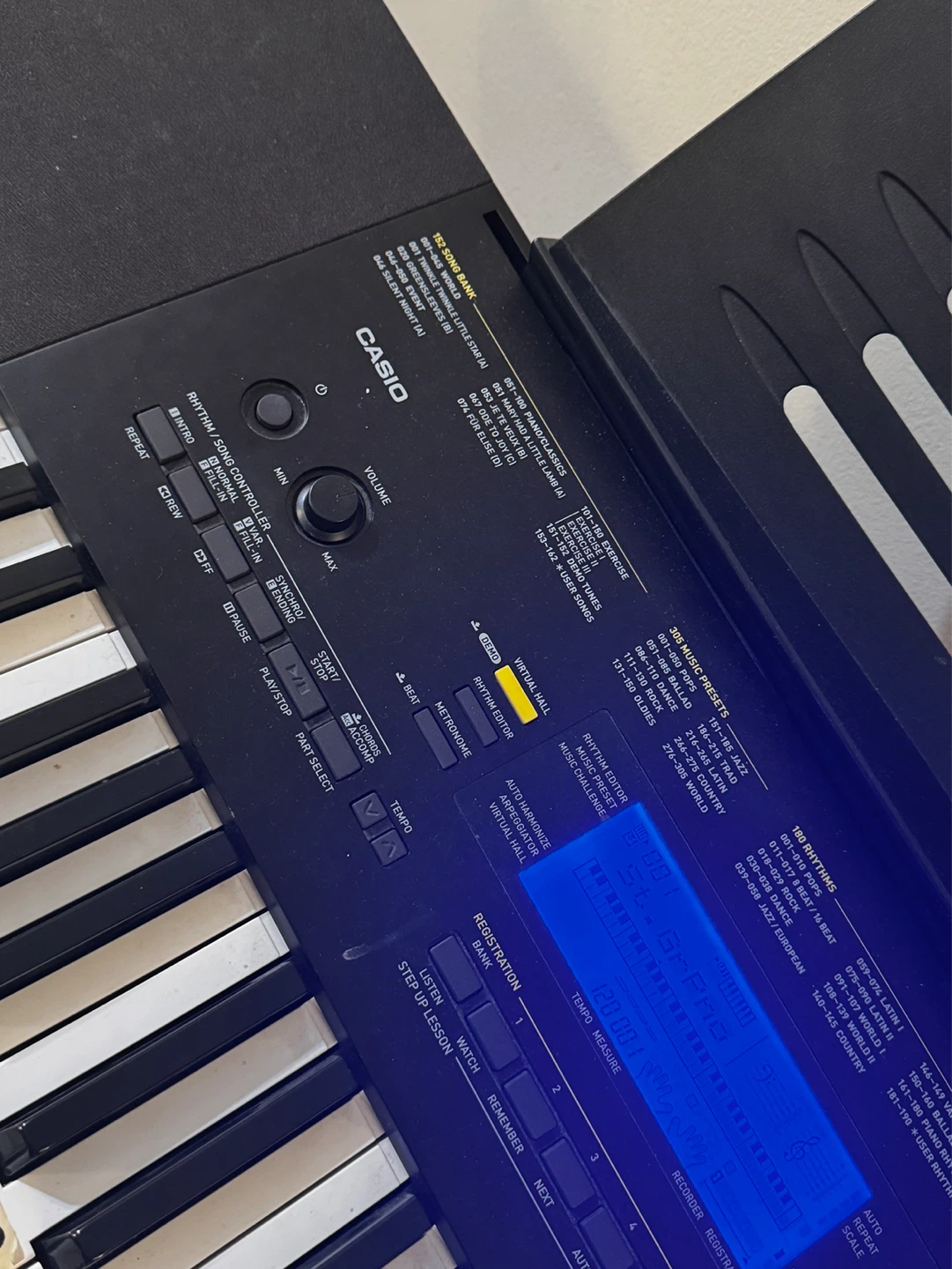 Casio CTK-4400 Electronic Keyboard with Stand and Stool - photo 3