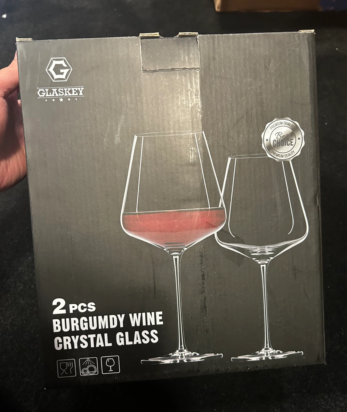 Wine Crystal Glass Set (2 pcs)