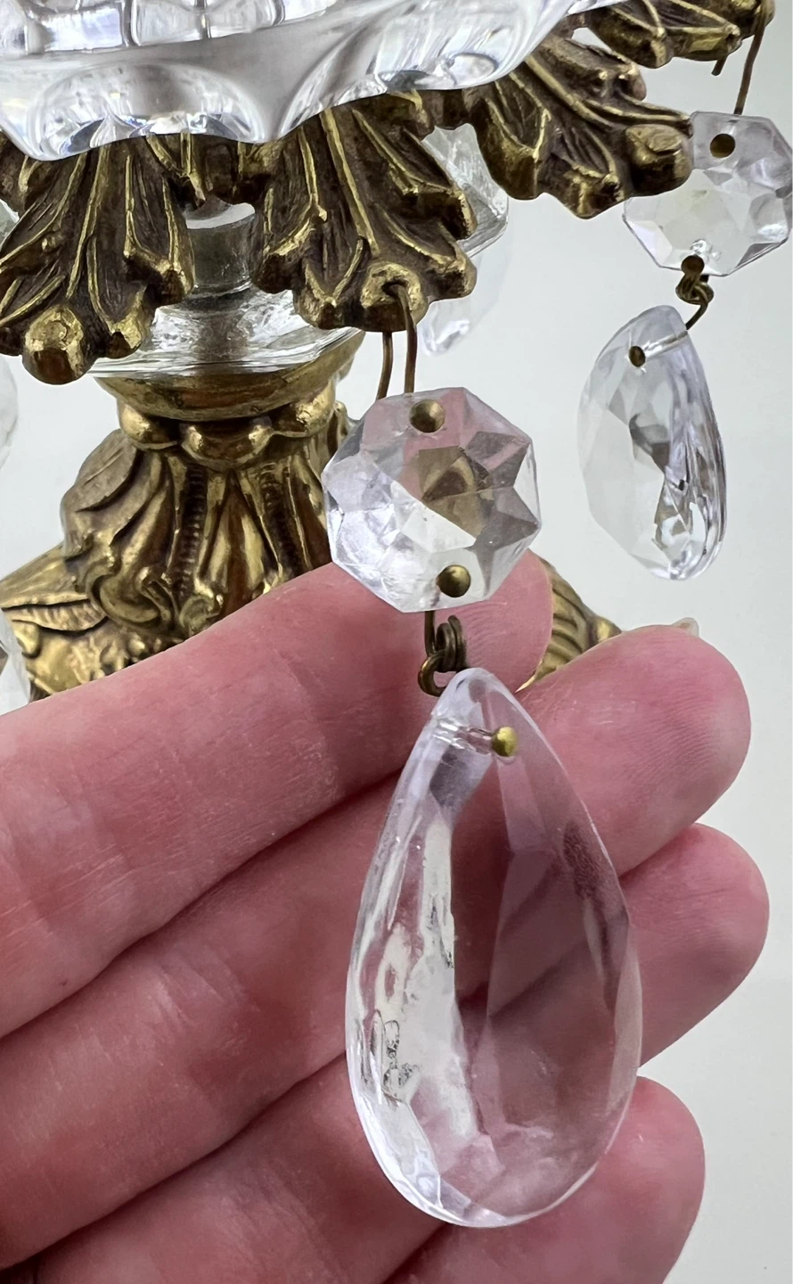 Vintage Hollywood Regency Crystal Compote - photo 5