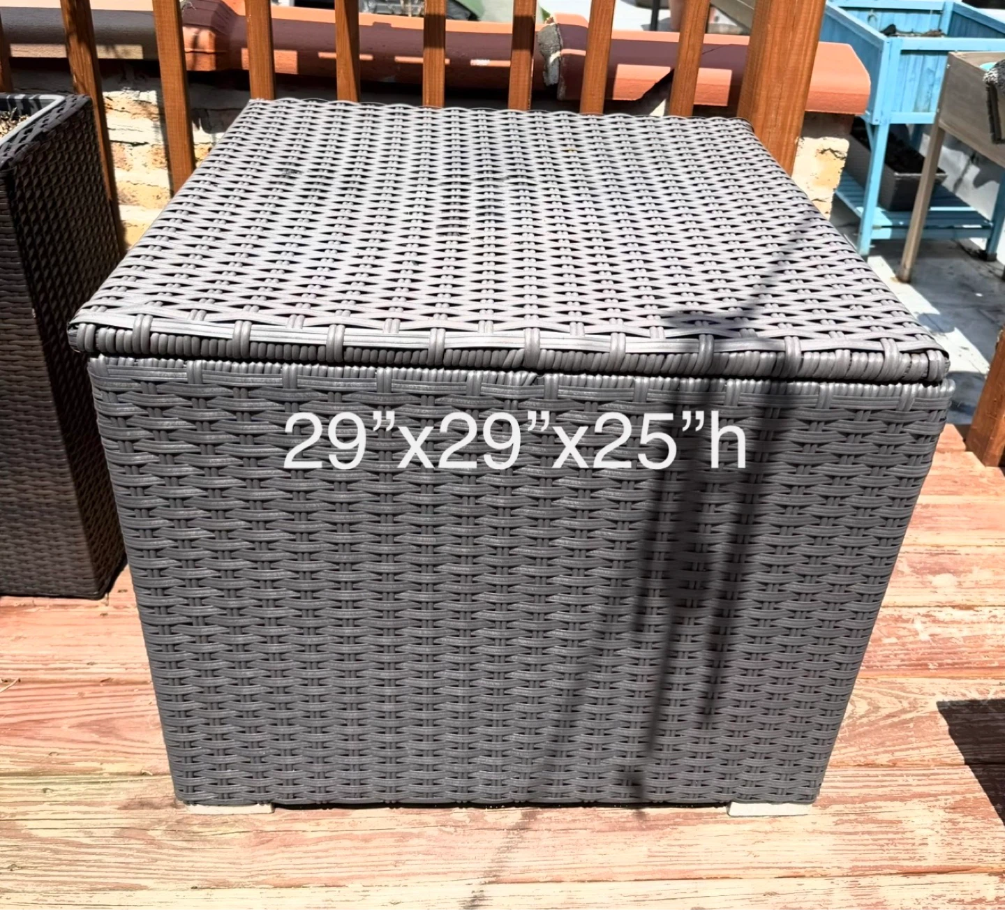 Wicker Storage Box - photo 4