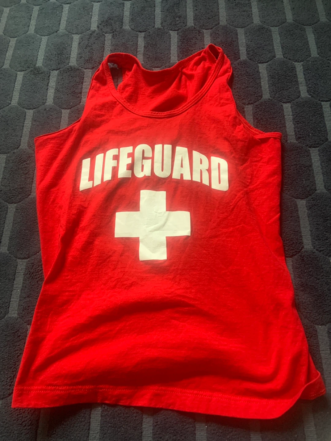 Red Lifeguard Tank Top