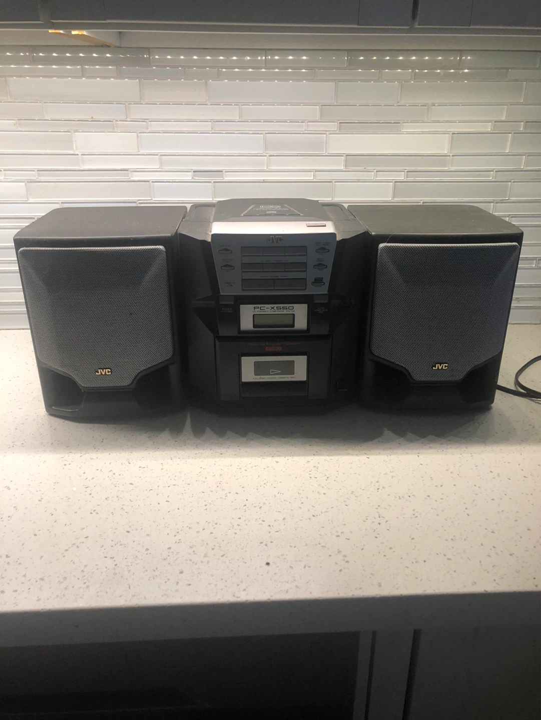 JVC PC-X550 Boombox Cassette CD Player