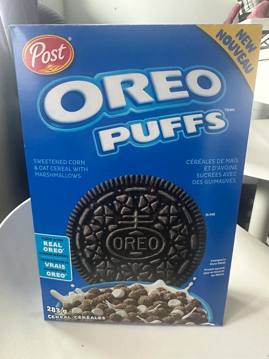 Post Oreo Puffs Cereal 283g