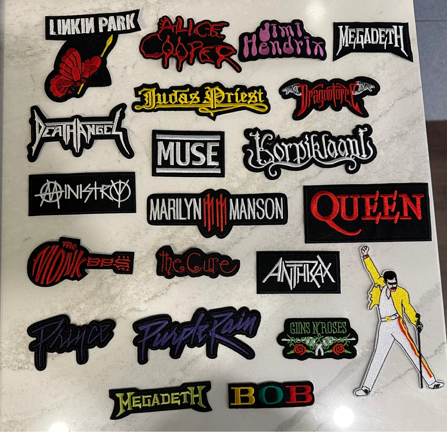 Cool Assorted Rock & Roll Band Patches - photo 2