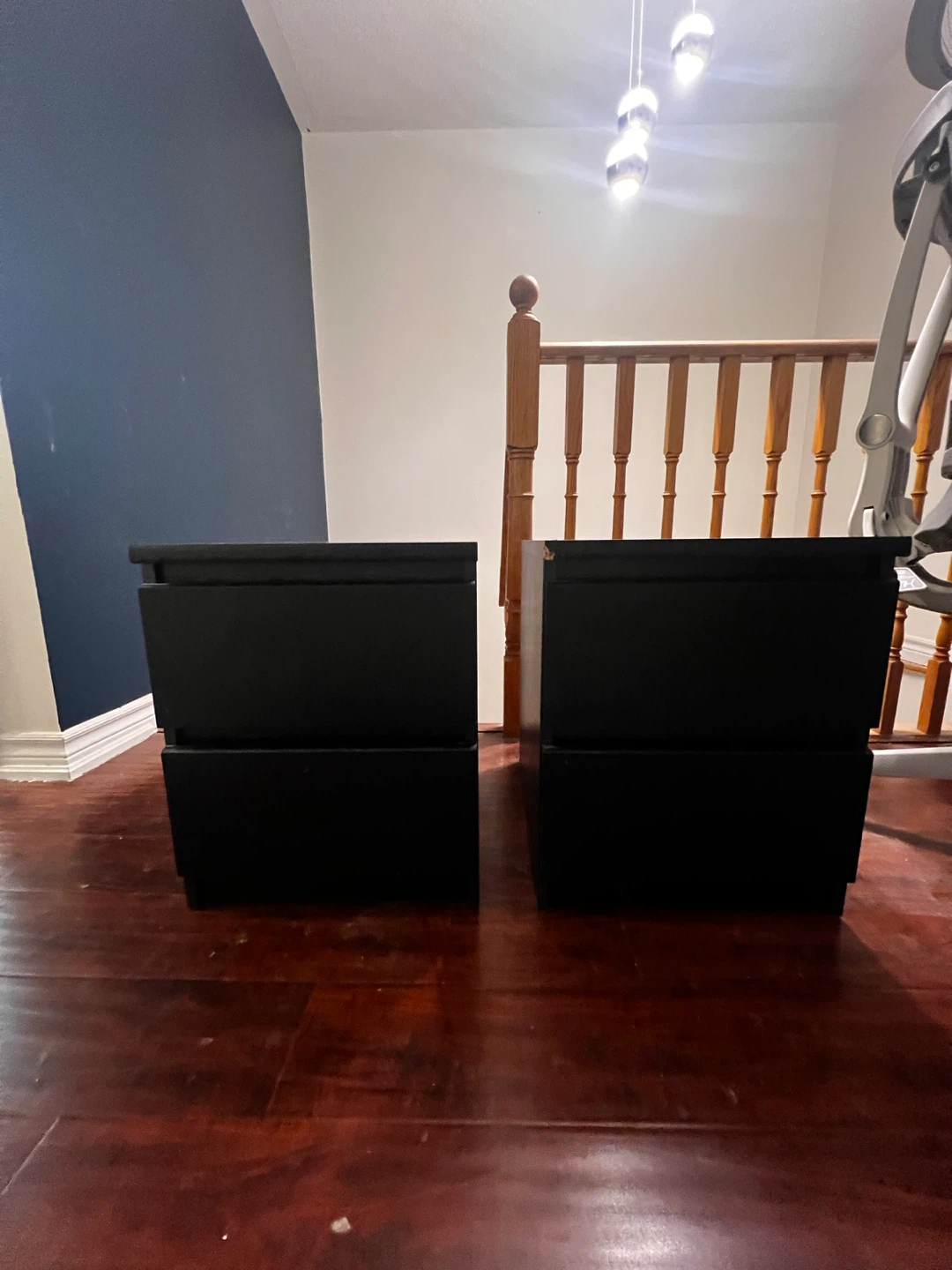 2 Black Nightstands - photo 2