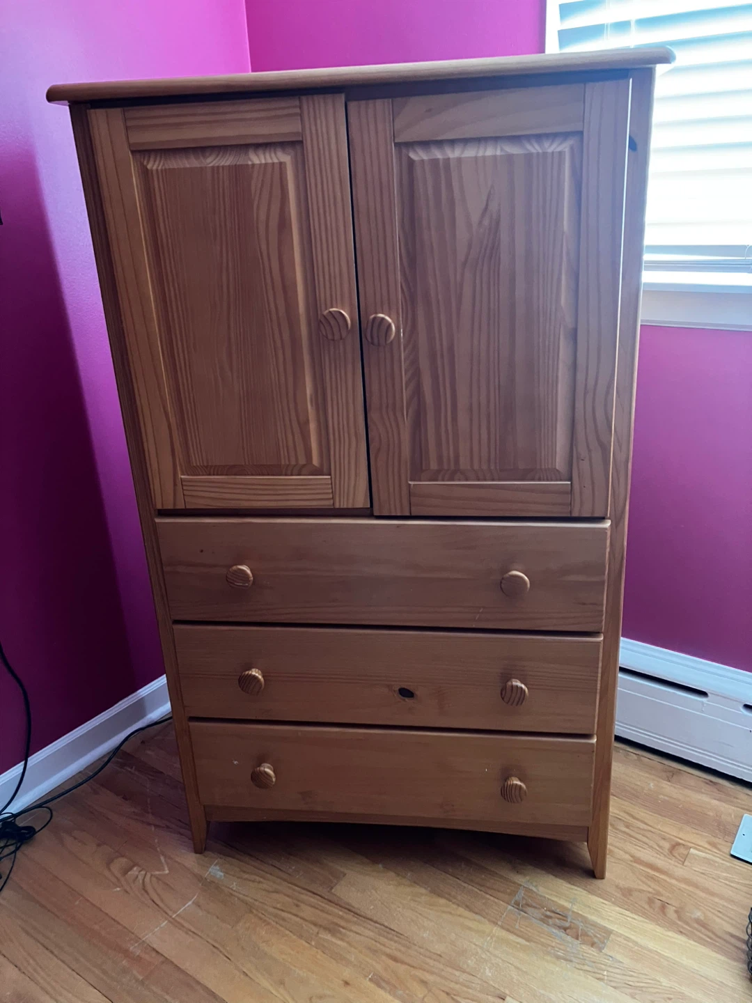 Set of solid pine dressers