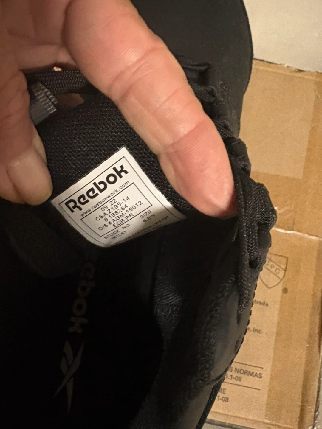 Reebok Black "Floatride Energy" Work Shoes - photo 5