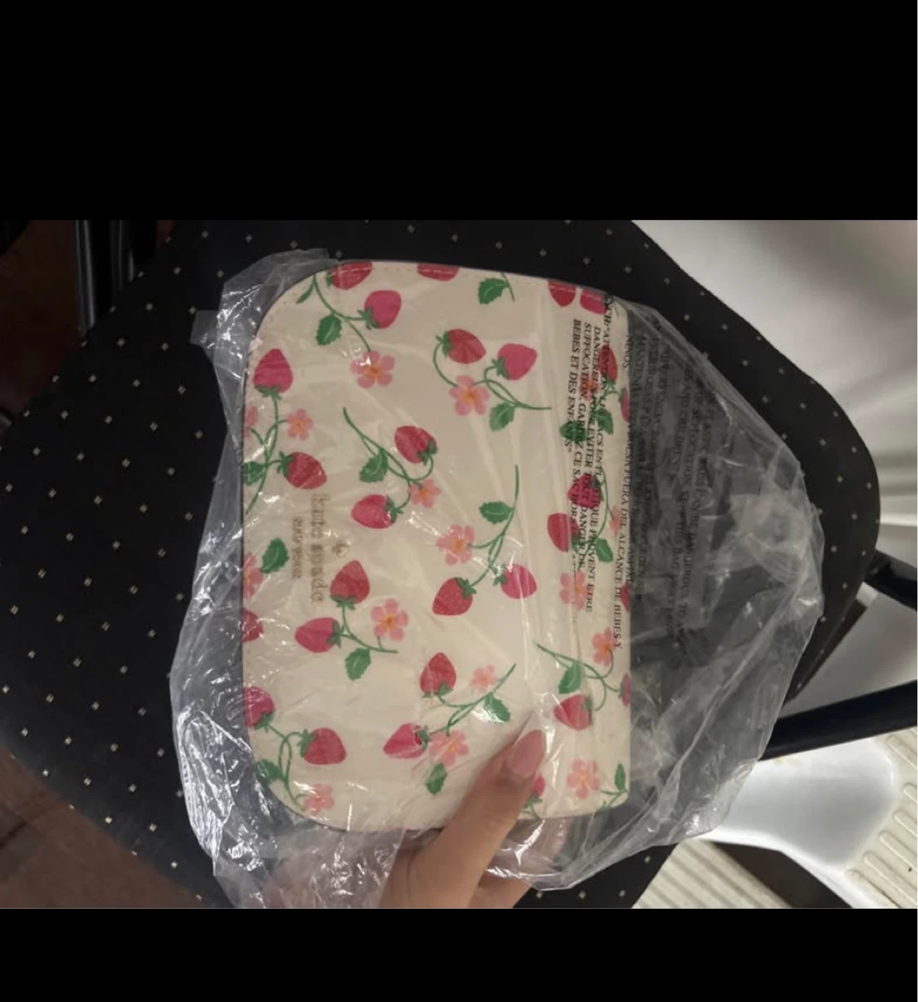 Kate Spade Strawberry Print Small Crossbody Bag