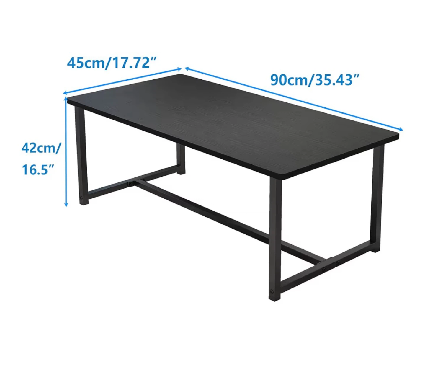 Black Rectangular Coffee Table - photo 4