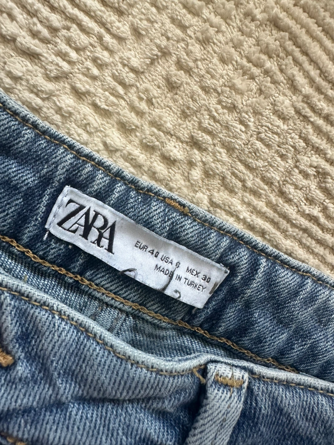 ZARA Women's Blue Denim Jeans - Size EUR 40 - photo 3