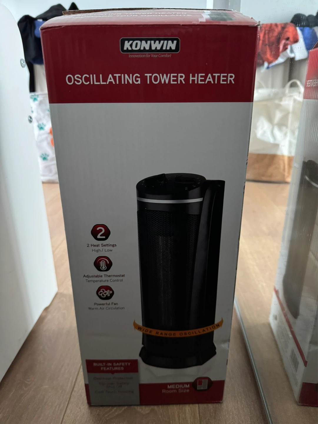 Konwin Oscillating Tower Heater