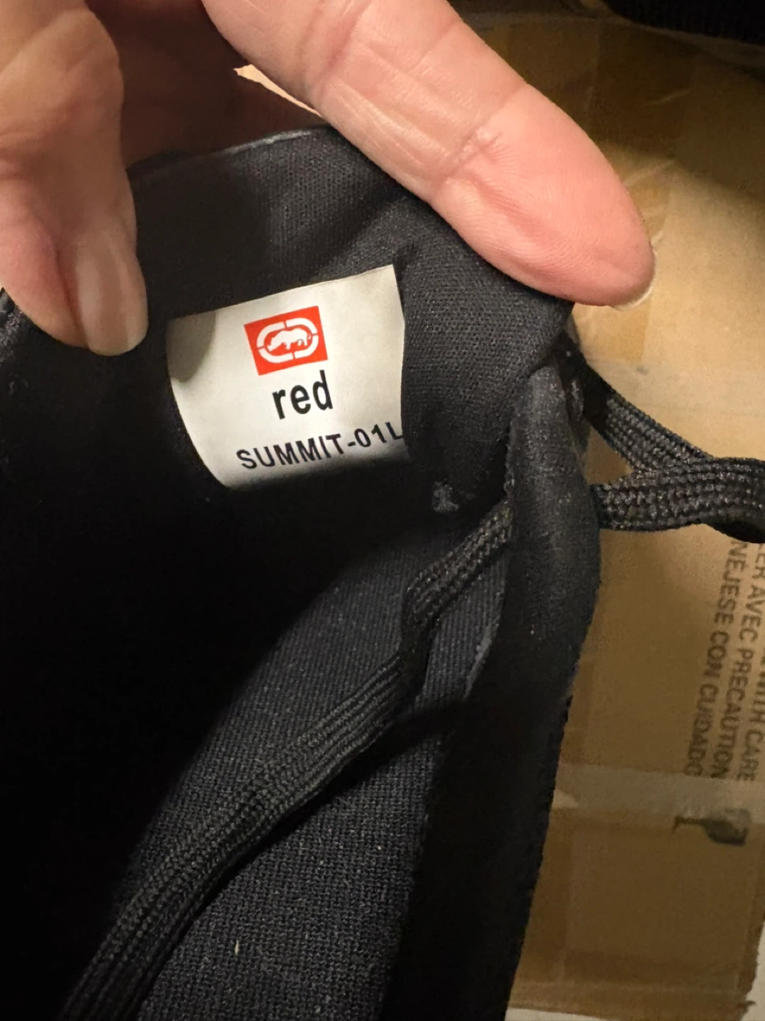 Red by Marc Ecko Summit-01L Black Sneakers Men's Size 8 - photo 3