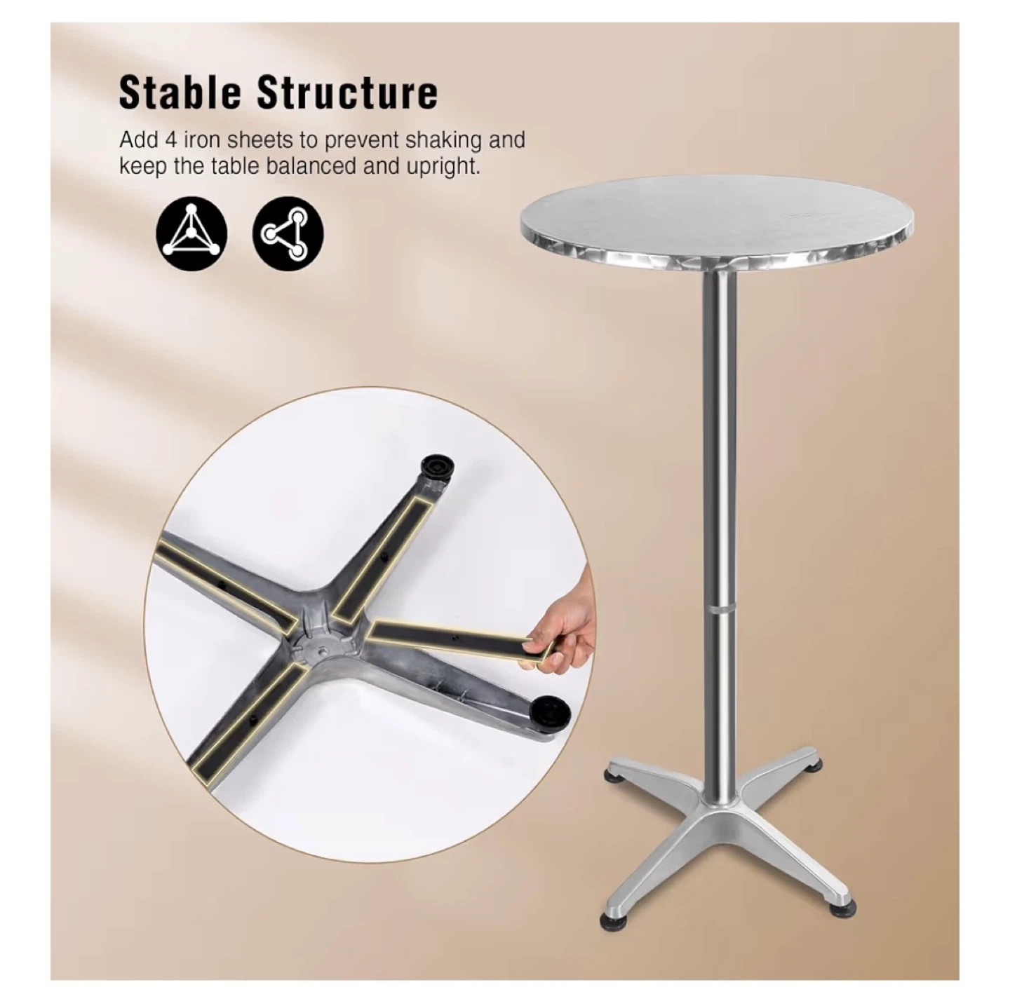 Adjustable Height Pub Table - photo 4