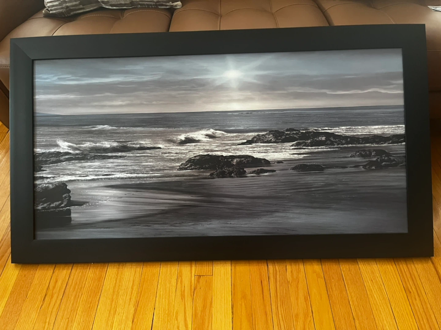 Framed Coastal Seascape Wall Art - photo 2
