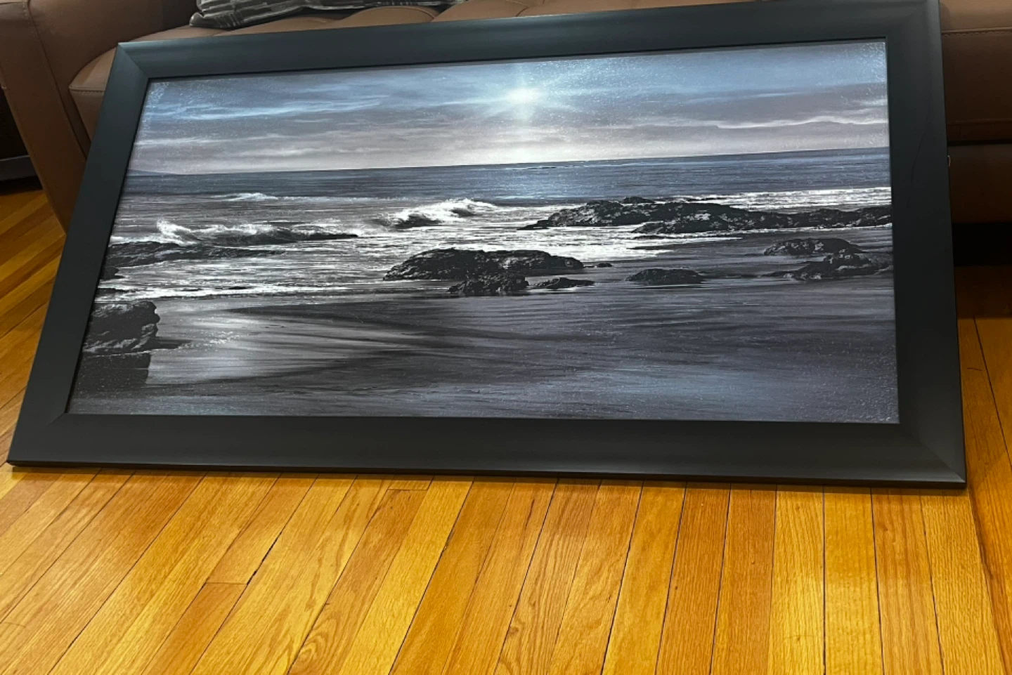 Framed Coastal Seascape Wall Art