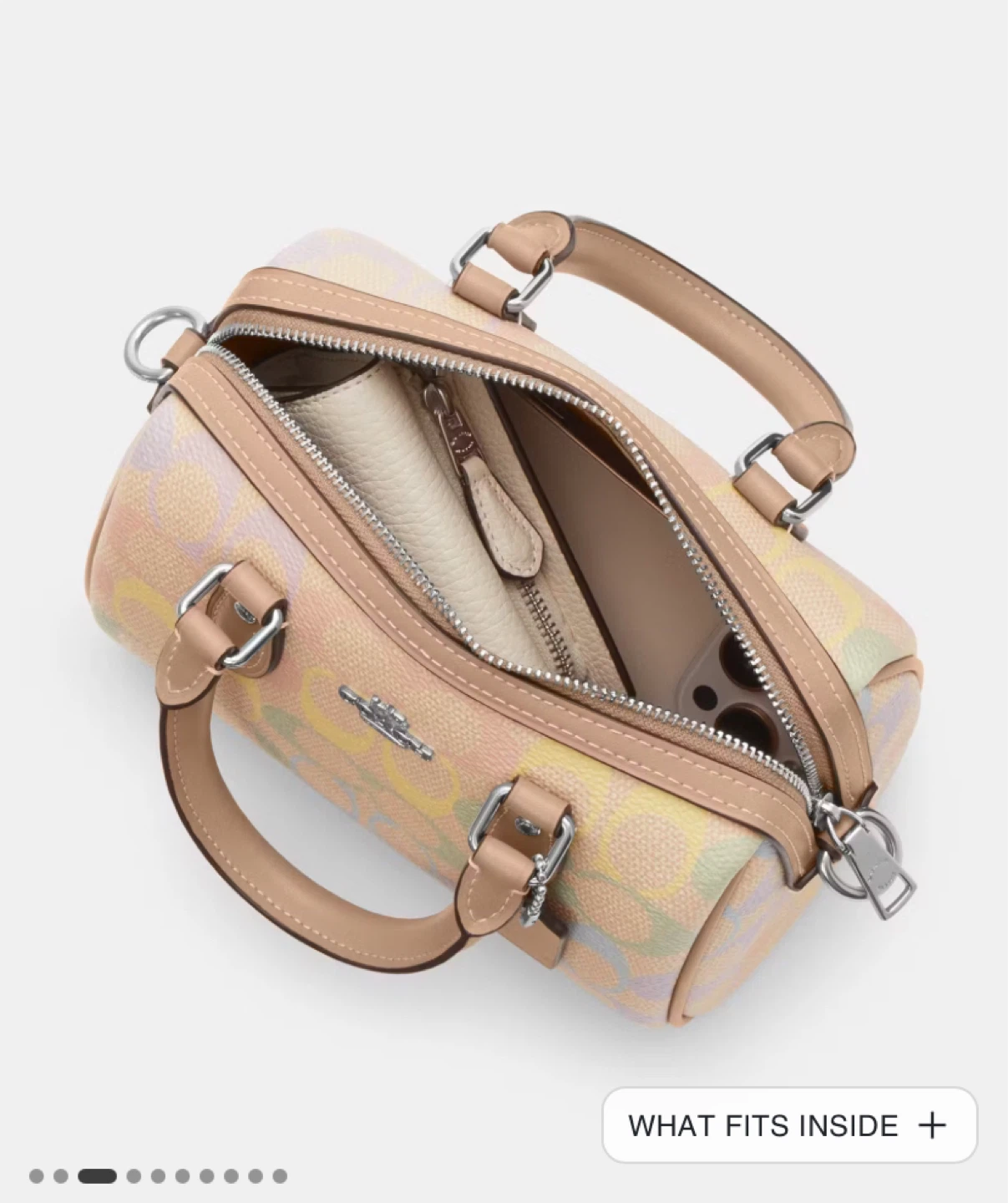 Coach Rowan Mini in Signature Rainbow - photo 3
